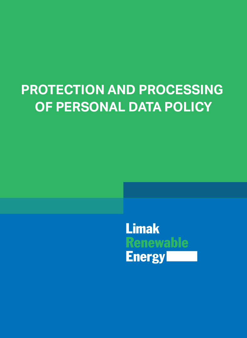 Protection and Processing of Personal Data Policy